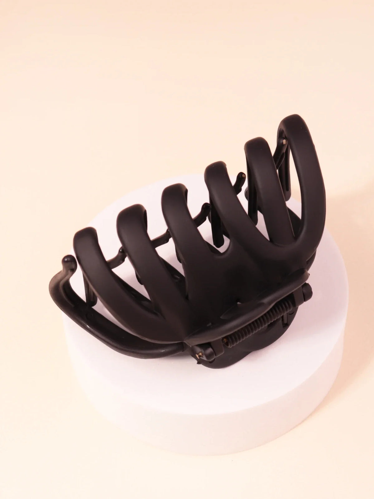 1 or 2 Piece Transparent Frosted Hair Clip for Long Thick Hair