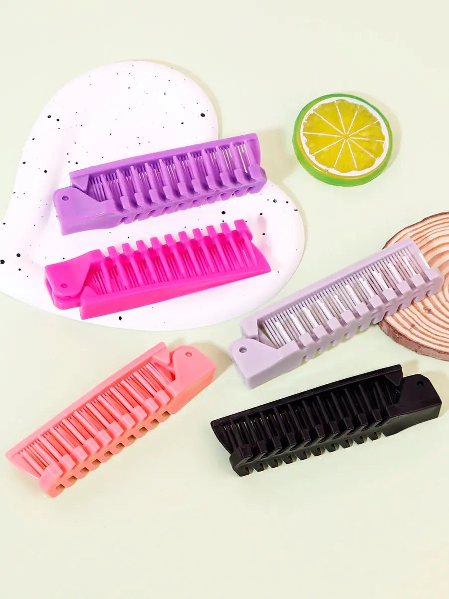 Anti-Static Folding Hair Comb Set 1 2 3 5 Pcs PP Material