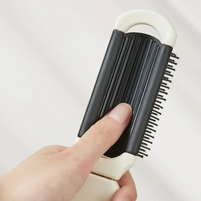 Folding Mini Comb with Mirror and Scalp Massage Portable Travel Comb