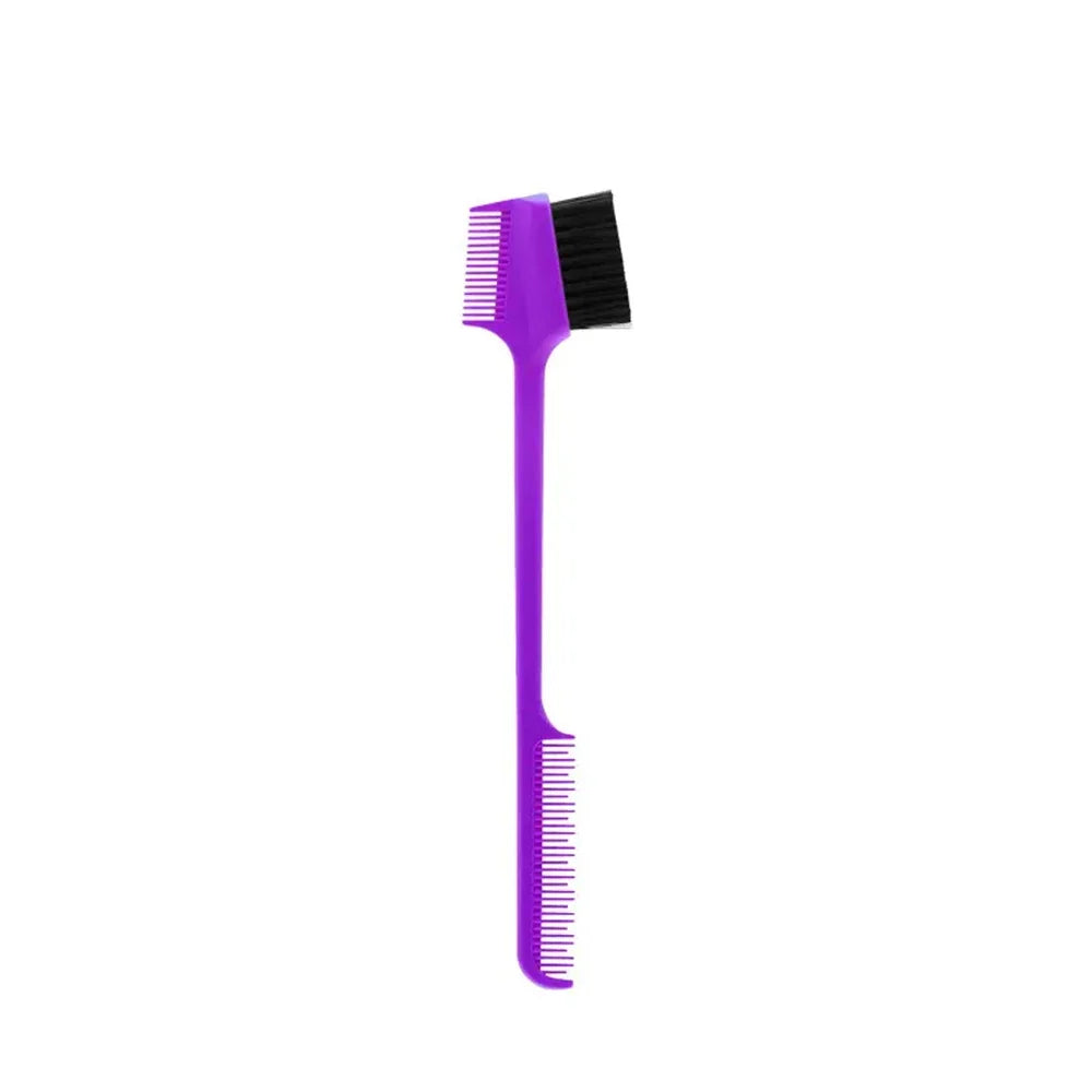 Three in One Edge Control Brush Comb ABS Material 1 Piece