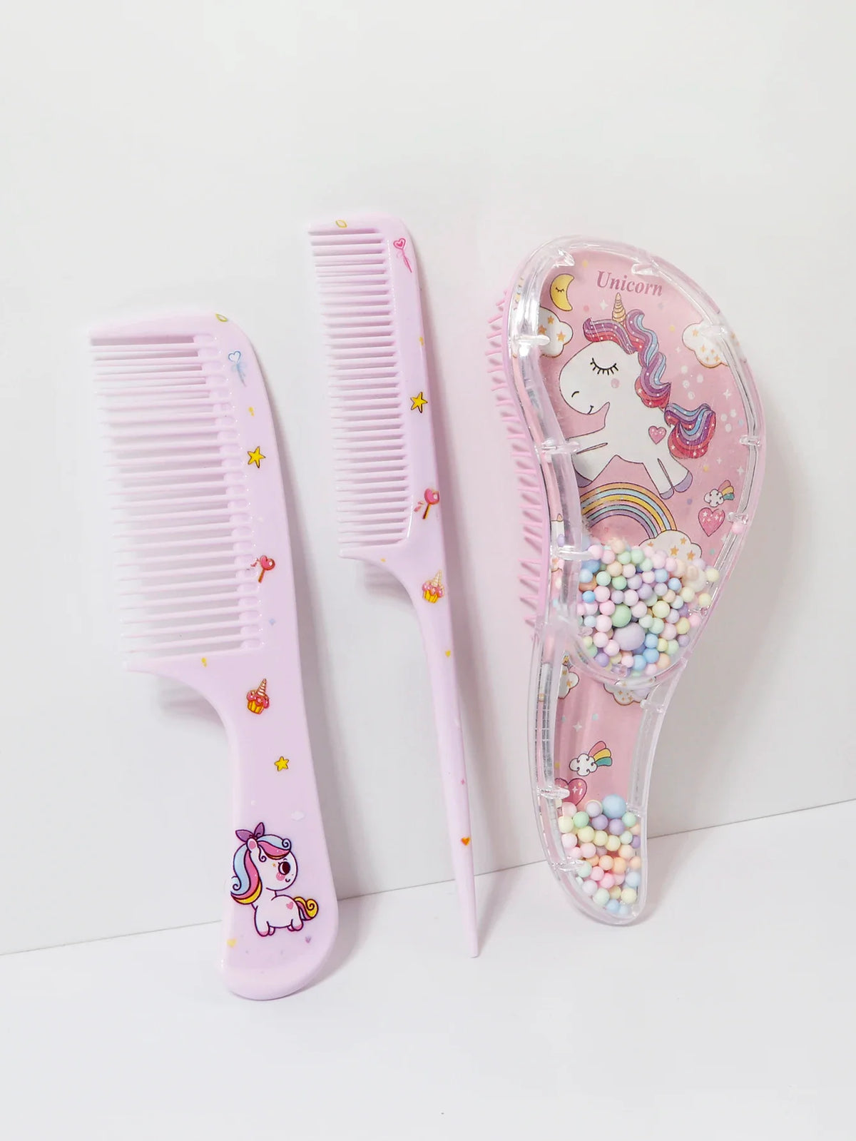3 Piece PC Comb Set Wet and Dry Dual Use Hair Styling Tool
