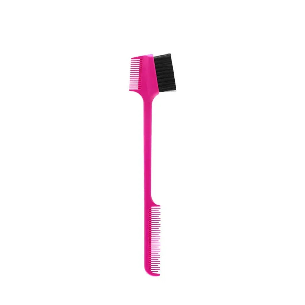Three in One Edge Control Brush Comb ABS Material 1 Piece