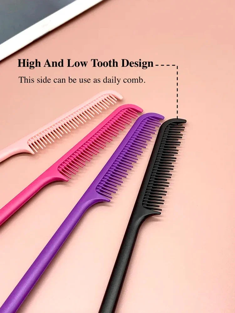 Three in One Edge Control Brush Comb ABS Material 1 Piece