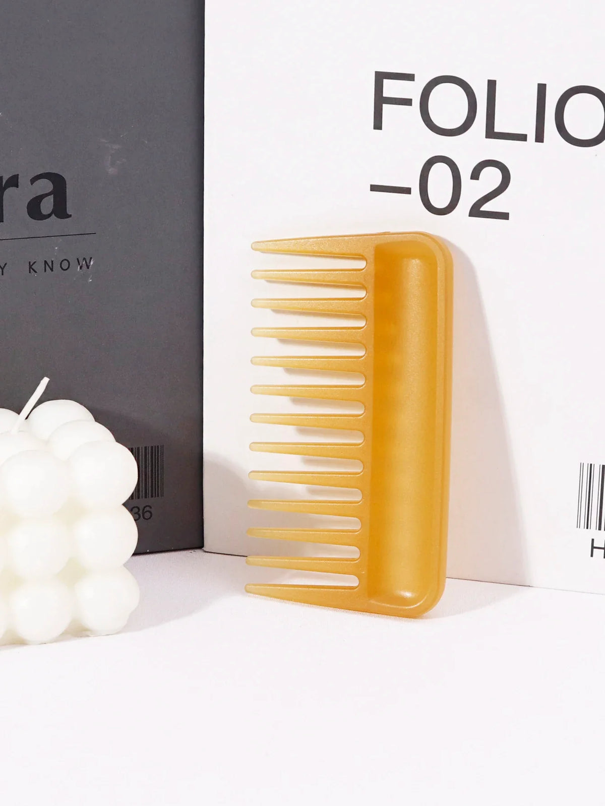 Wide Toothed Comb Anti Static Anti Tangle Plastic Hair Comb 1 Piece