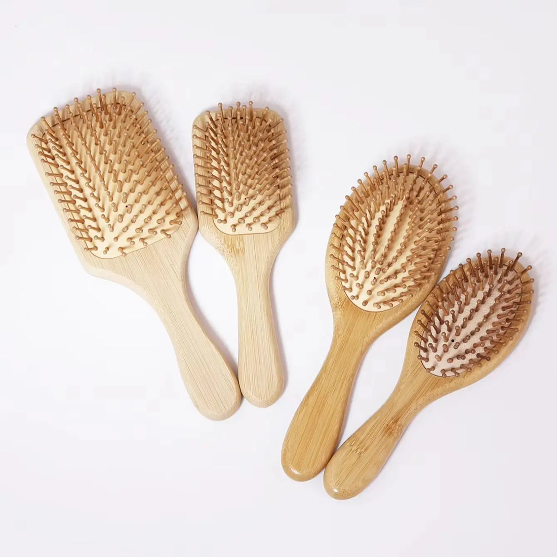 Wooden Air Cushion Comb Anti Static For Real Hair Wigs 1 Piece