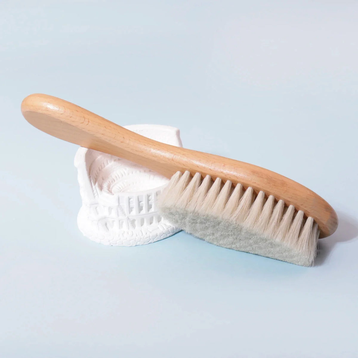 1/2pcs Wool Clothes Brush With Wood Handle Anti Static Lint Remover