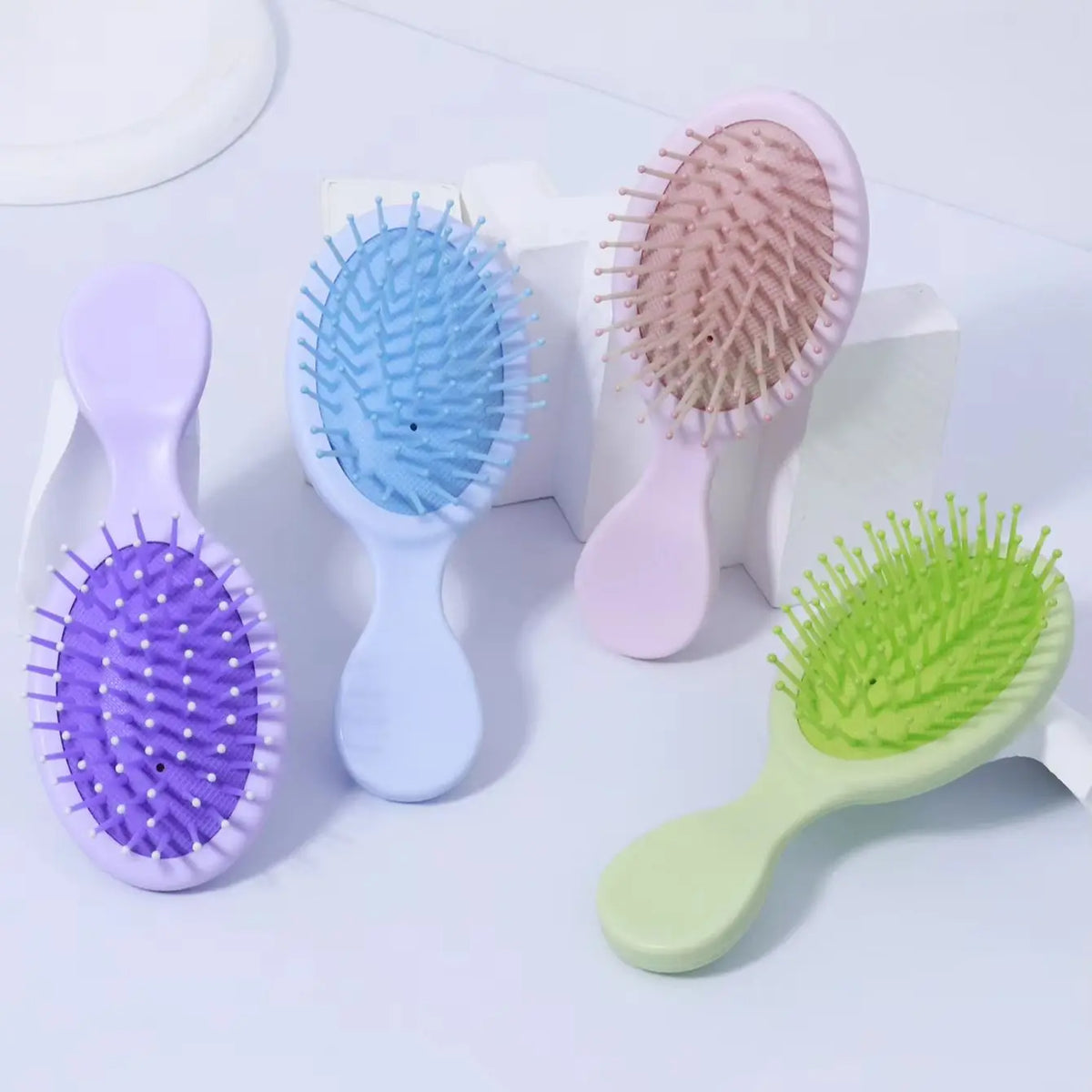 Mini Compact Air Cushion Comb With Anti Slip Handle For Wigs