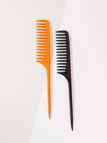 Wide Toothed Anti-Static Pointed Tail Comb 1 Piece
