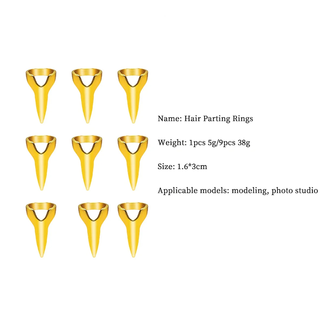 11 Piece Anti Static Pointed Comb Magnetic Wristband Salon Styling Tool Set