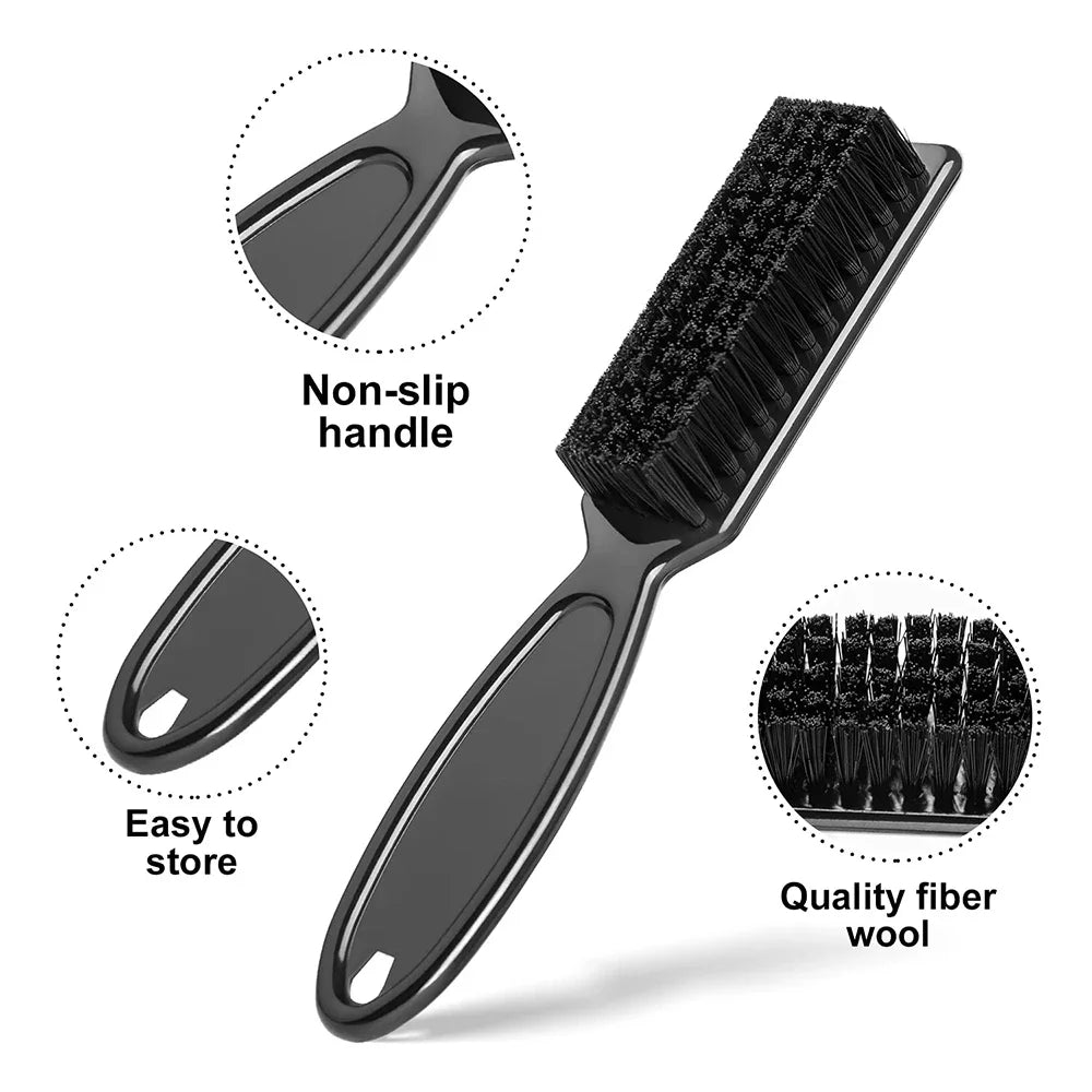 Beard Styling Brush Plastic Hair Oil Carving Cleaning Brush 1 Piece