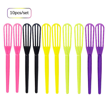 10pcs Hair Dye Mixing Sticks Plastic Root Mixing Tools