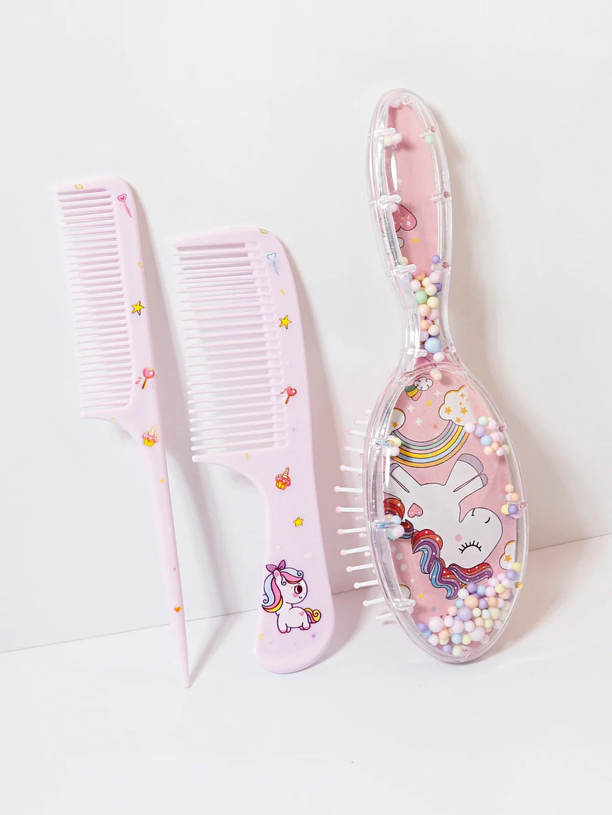 3 Piece PC Comb Set Wet and Dry Dual Use Hair Styling Tool