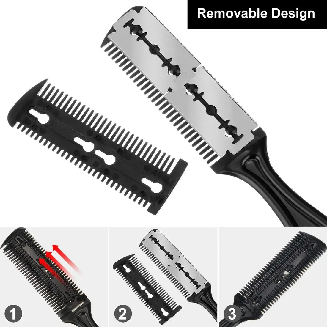 Haircutting Comb Hair Clipper Accessories 1 Piece PP Material