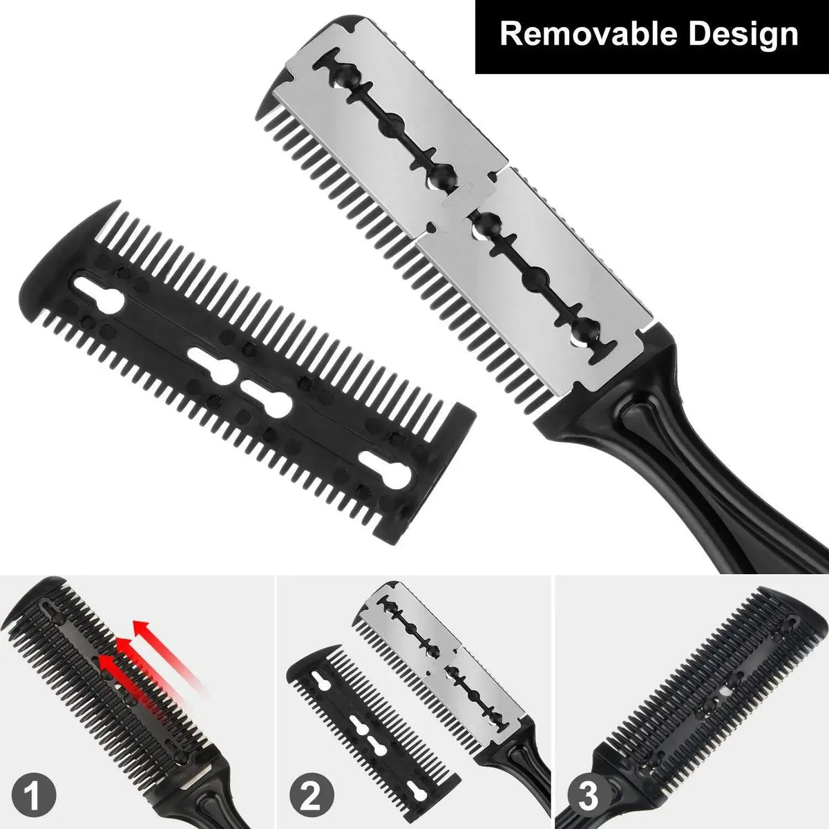 Haircutting Comb Hair Clipper Accessories 1 Piece PP Material