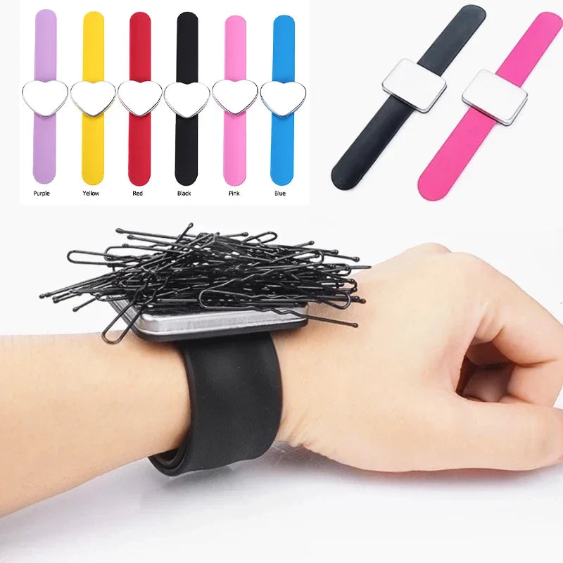 Magnetic Wristband Hair Styling Tool for Salon and Wigs