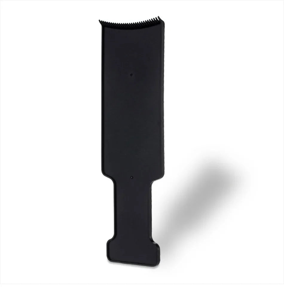 Toothed Hair Dye Plate and Brush 1 Piece PVC Hair Dye Tool