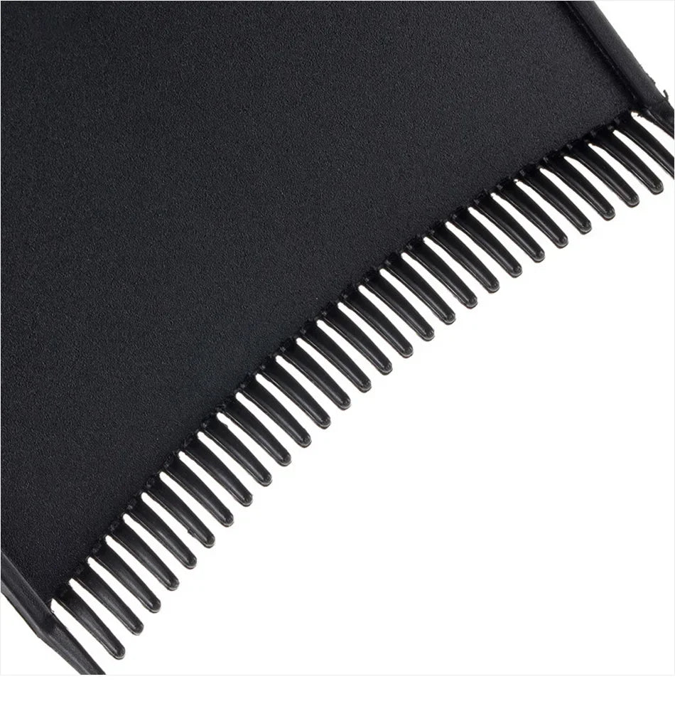 Toothed Hair Dye Plate and Brush 1 Piece PVC Hair Dye Tool
