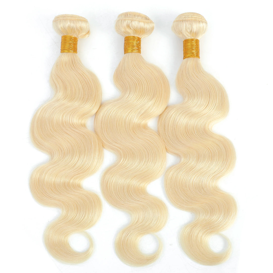 12A 613 Blonde Body Wave Brazilian Virgin Hair Extensions 20 22 24 Inch 3 Bundles