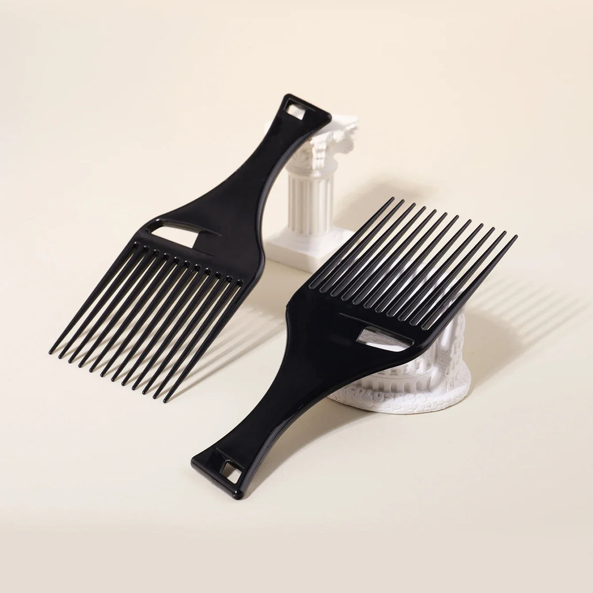 1 or 2 Piece Smooth Insert Comb for Hair Styling and Texture PP Material