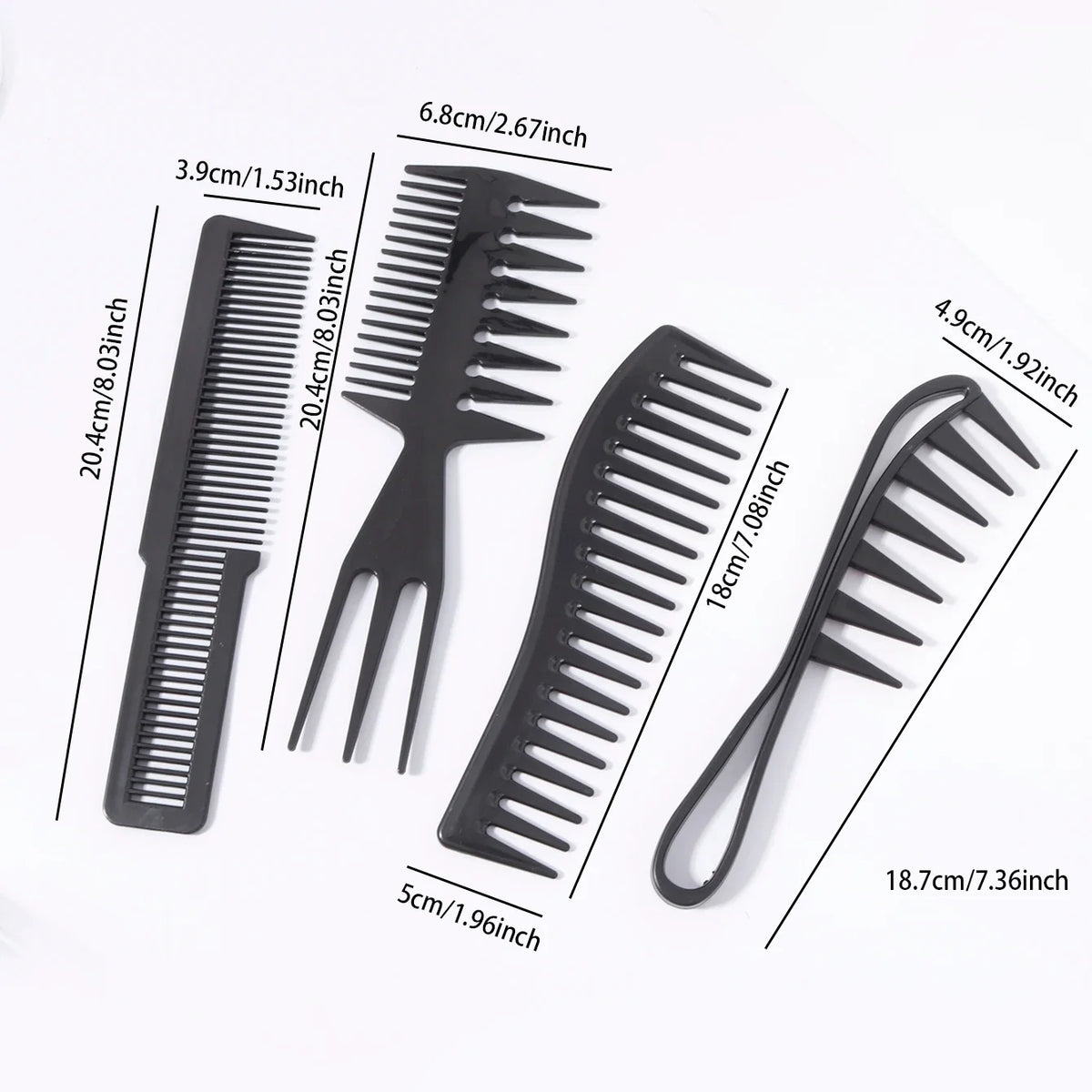 2 3 4 Piece Comb Set PC Hair Styling Tools for Wigs and Thick Hair