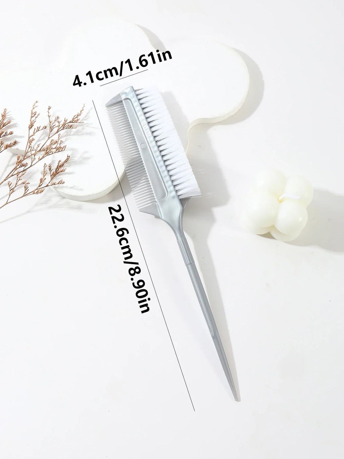 Hair Dye and Styling Brush Soft Bristles 1 or 2 Piece PC Loop Brush