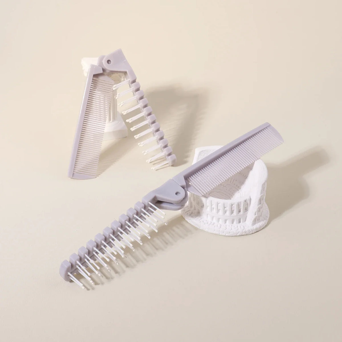 Anti-Static Folding Hair Comb Set 1 2 3 5 Pcs PP Material