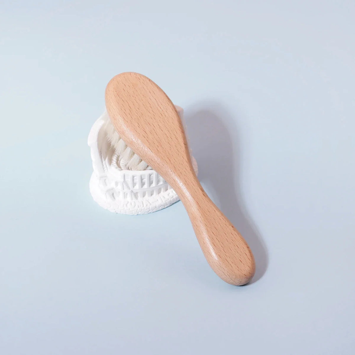 1/2pcs Wool Clothes Brush With Wood Handle Anti Static Lint Remover