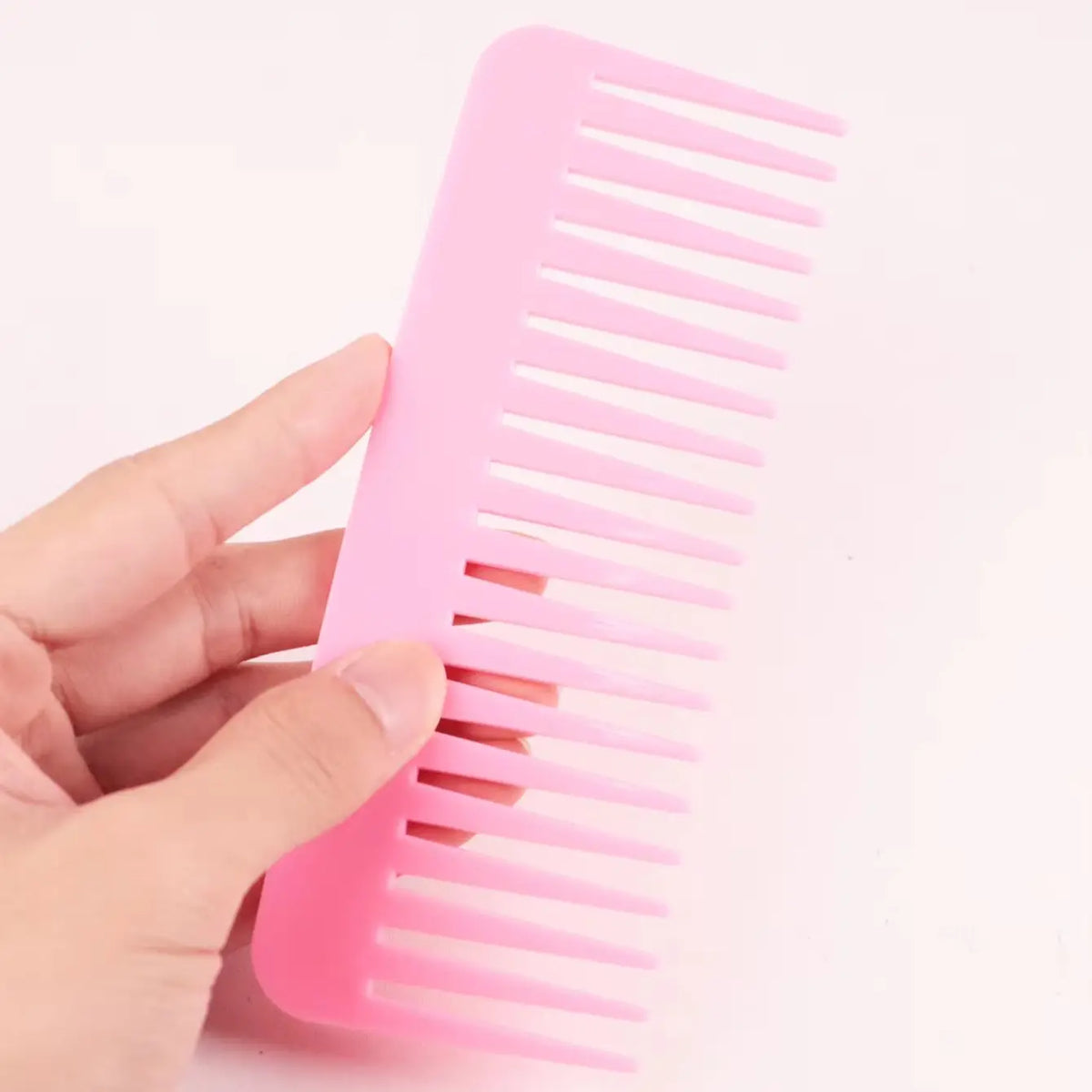 1pc Anti-Static Wide Tooth Hair Comb Plastic Salon Styling Tool