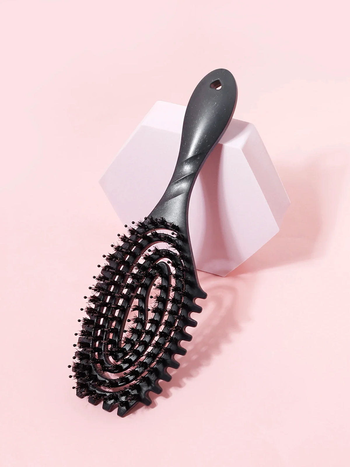 Hollow Scalp Massage Comb with Bristles Anti-Static PC 1 Piece