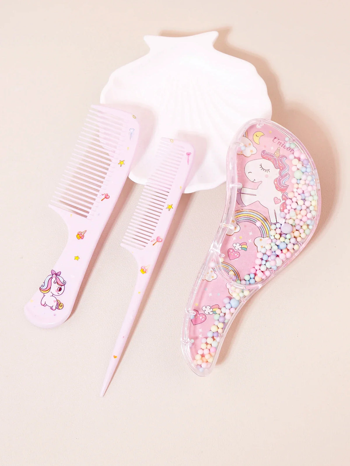 3 Piece PC Comb Set Wet and Dry Dual Use Hair Styling Tool